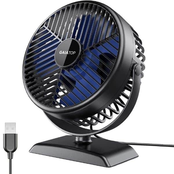 Can Accommodate Tripod Mini USB Fan Portable Charging Desktop Small Fan for Indoor & Outdoor NCBH Wireless Bracket Fan