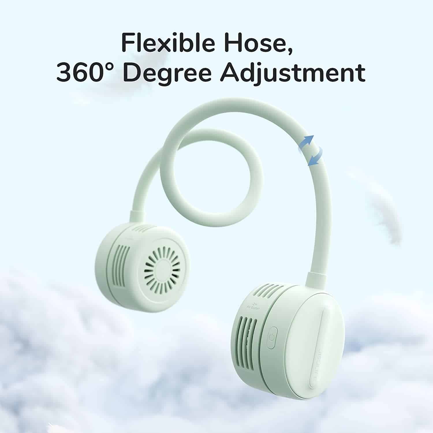 8 Best Neck Fans Of 2024 ACTUALLY Tested Out Of 30   JISULIFE Mini Neck Fan 2 