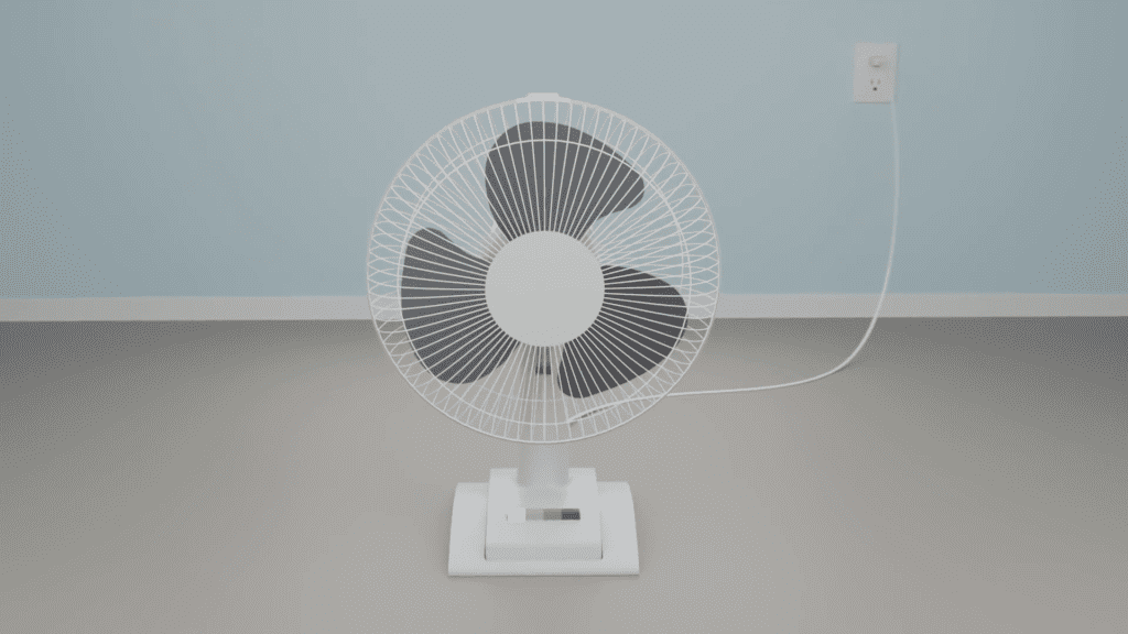 How Oscillating fan blows