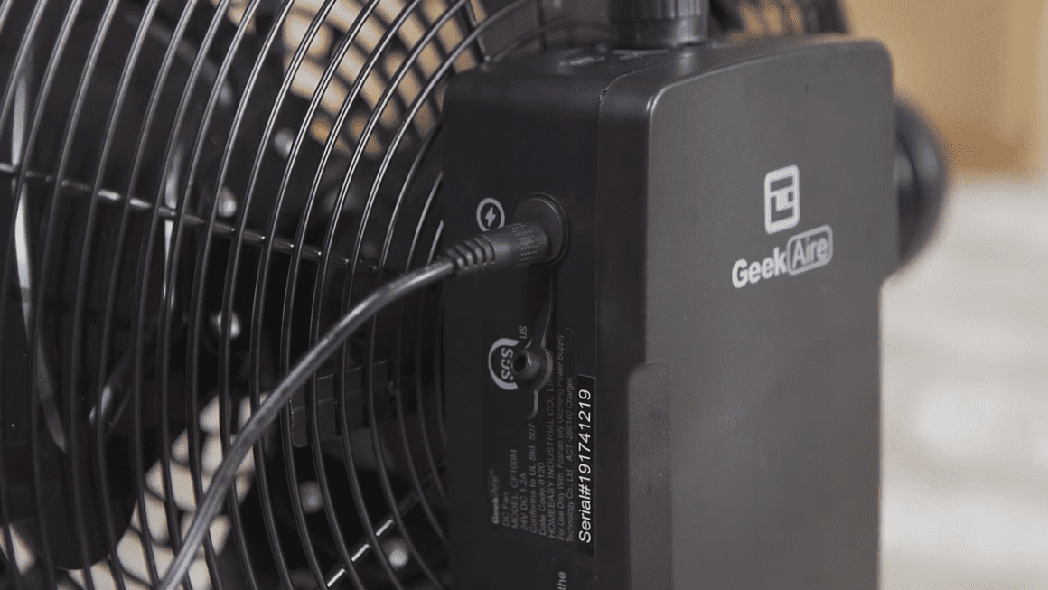 Geek Aire Battery Operated Misting Fan Review